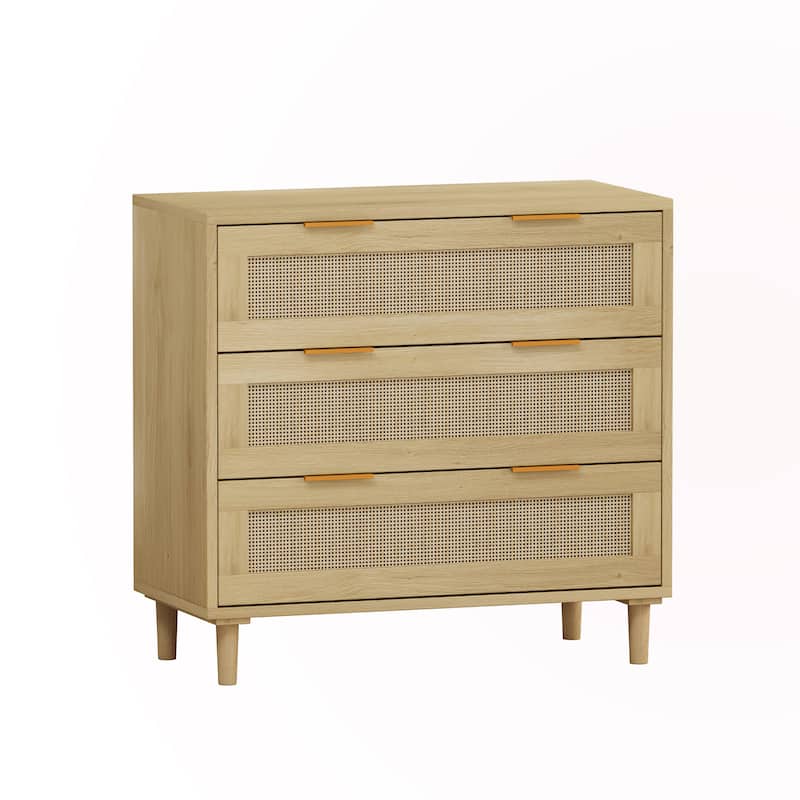 31.50" 3Drawers Rattan Storage Bed Bath & Beyond 38247536
